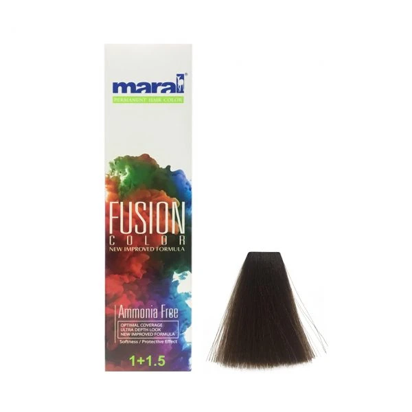 کیت رنگ مو مارال مدل Fusion شماره 5.895 حجم 100 میلی لیتر رنگ شکلاتی قهوه ای - تصویر 2