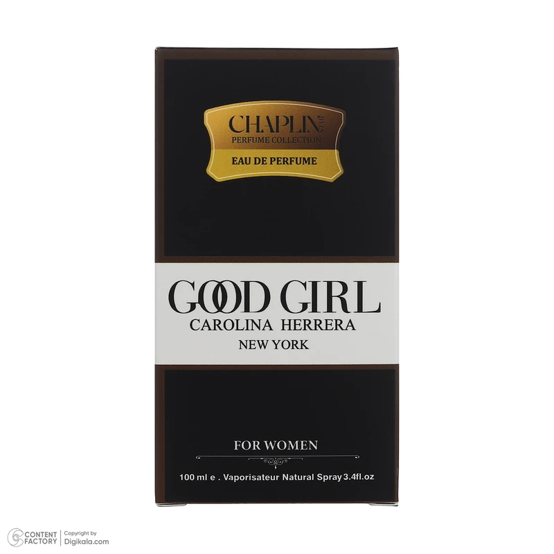 ادوپرفیوم زنانه چاپلین استار مدل Good Girl با رایحه گرم حجم 100 میلیلیتر - تصویر 2