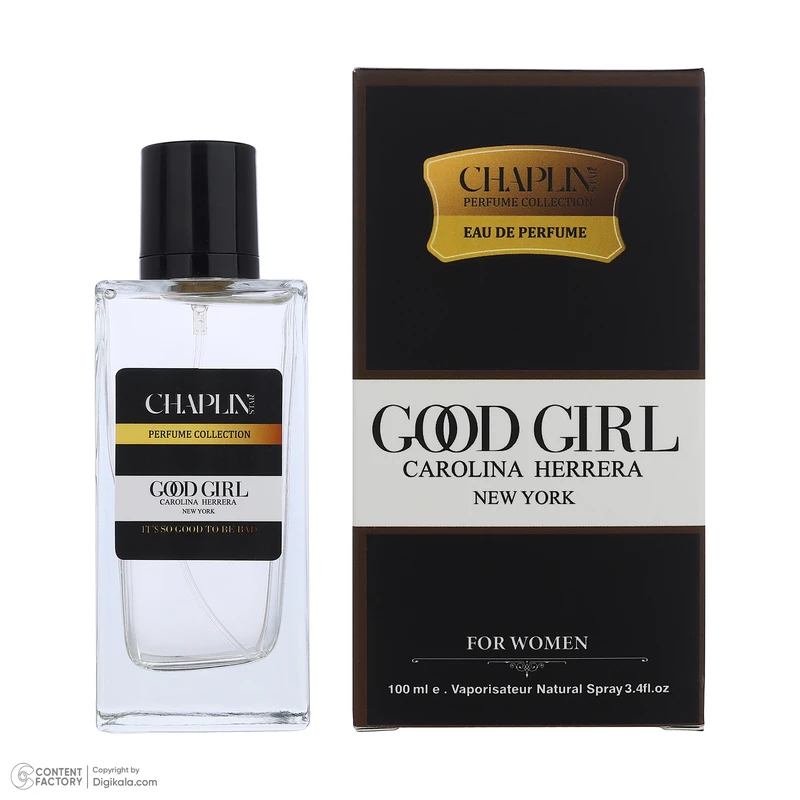 ادوپرفیوم زنانه چاپلین استار مدل Good Girl با رایحه گرم حجم 100 میلیلیتر - تصویر 4