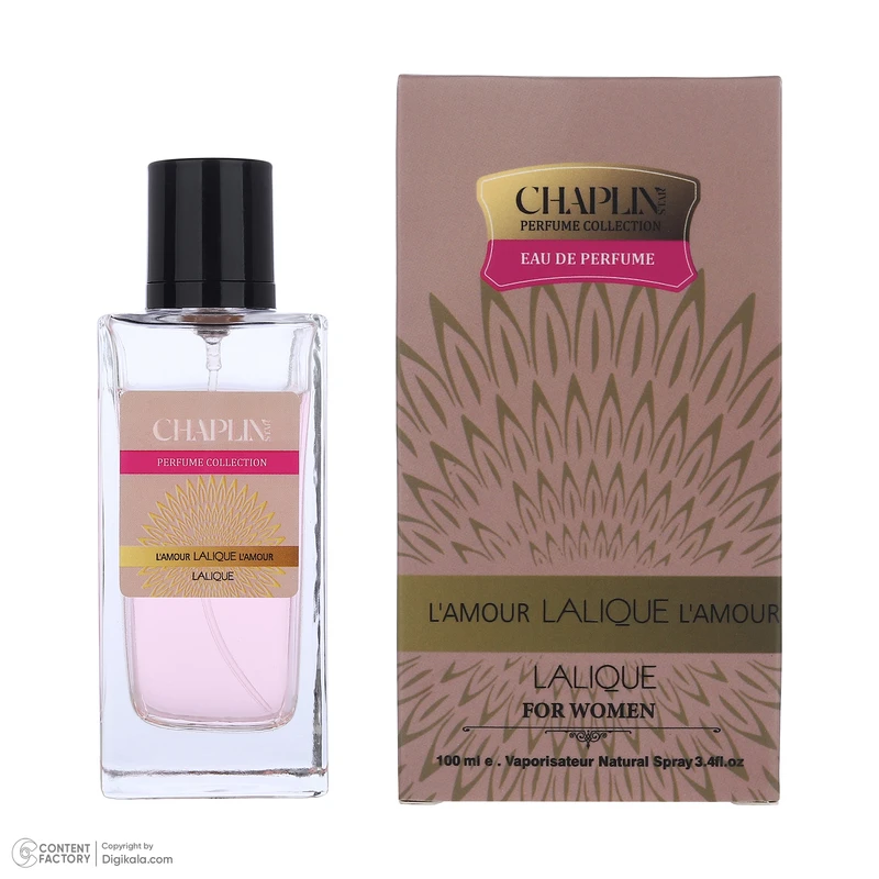 ادوپرفیوم زنانه چاپلین استار مدل Lalique L Amour با رایحه معتدل حجم 100 میلیلیتر - تصویر 6