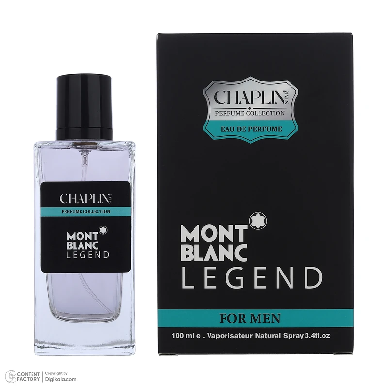 ادو پرفیوم مردانه چاپلین استار مدل Mont Blanc Legend با رایحه خنک حجم 100 میلی‌لیتر - تصویر 4