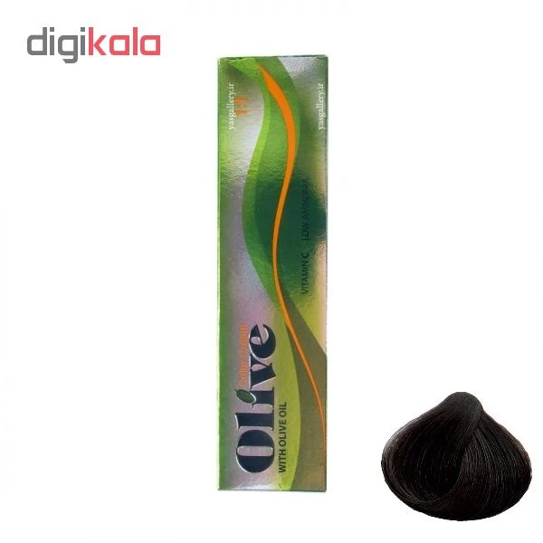 رنگ مو اولیو سری Natural شماره 2 حجم 100 میلی لیتر رنگ قهوه ای خیلی تیره - تصویر 2