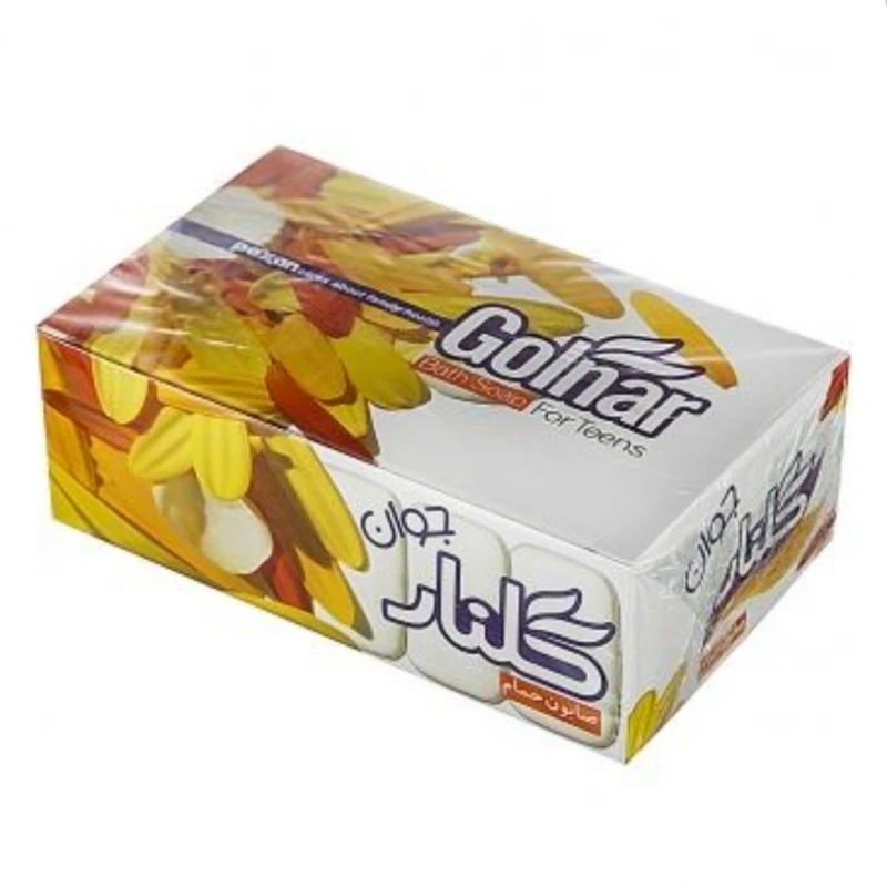 صابون شستشو گلنار مدل A01 وزن 100 گرم بسته 5 عددی - تصویر 2