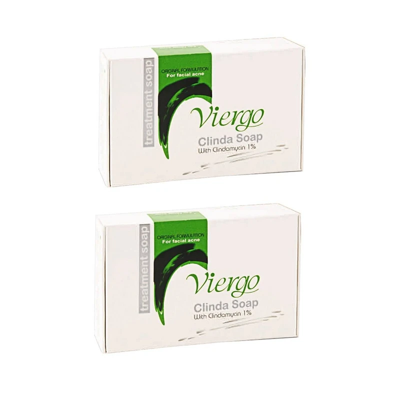 صابون شستشو ویرگو مدل Clinda وزن 100 گرم مجموعه 2 عددی - تصویر 2