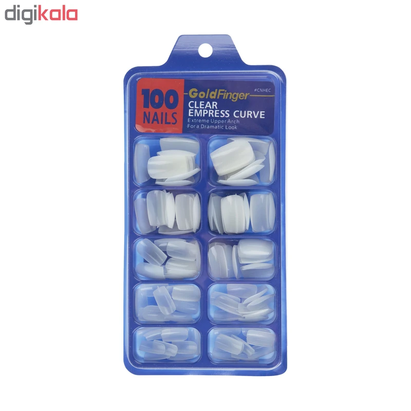 ناخن مصنوعی گلد فینگر مدل 9532T بسته 100 عددی - تصویر 2