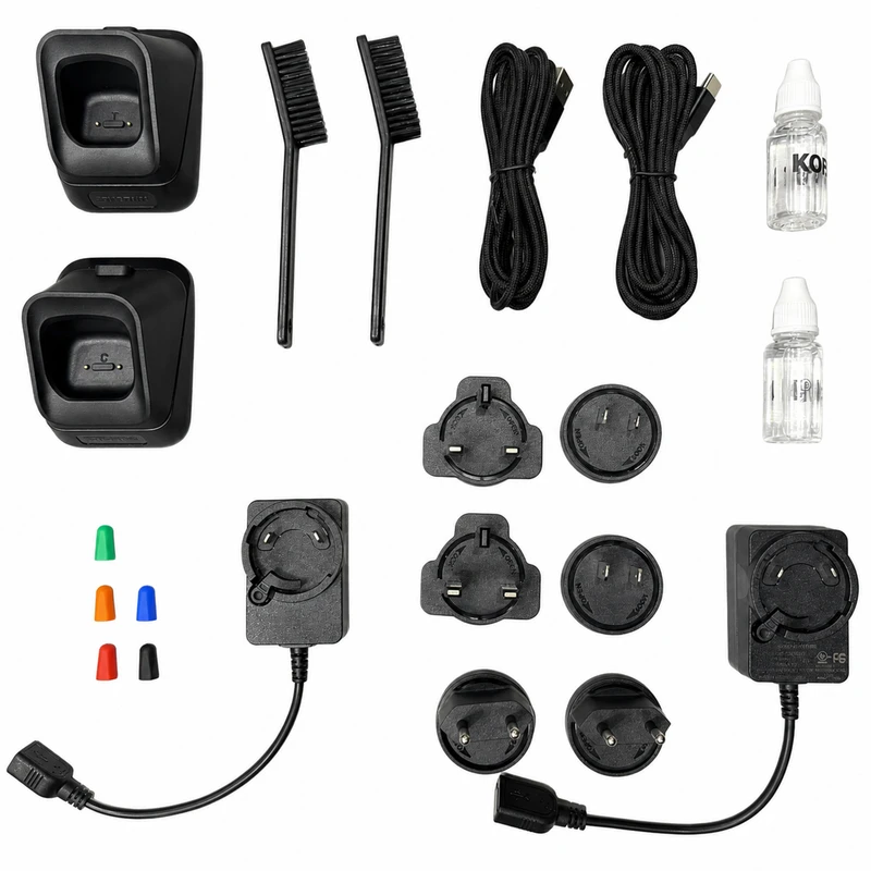 ست ماشین اصلاح موی سر و صورت شارژی کنگ تک مدل X-core بسته 2 عددی - تصویر 4