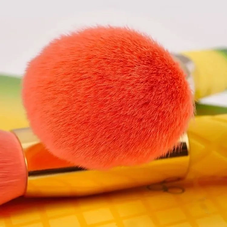 ست برس آرایشی دو کالر مدل PineappleDP16 مجموعه 16 عددی - تصویر 5