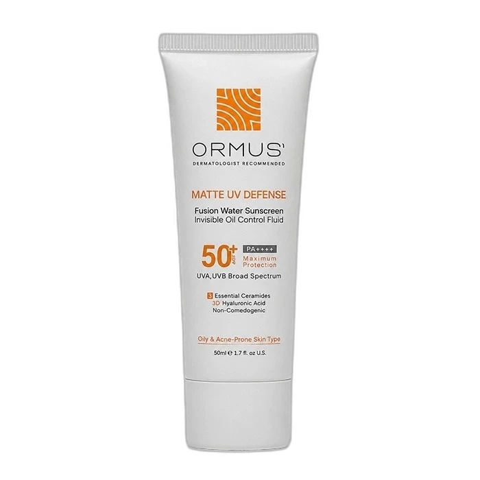 فلوئید ضد آفتاب مات دست، صورت، گردن اورموس +SPF 50 مدل Matte UV Defense محافظ UVA ،UVB و PA++++ ‌مناسب برای پوست آکنه‌دار ، چرب حجم 50 میلی‌لیتر - تصویر 2