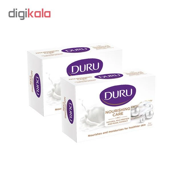 صابون شستشو دورو مدل Milk And Pearl تحت لیسانس وزن120 گرم بسته 2 عددی - تصویر 2
