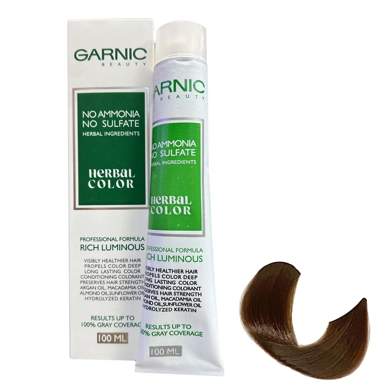 رنگ مو گارنیک مدل NO-AMMONIA شماره 6.31 حجم 100 میلی لیتر رنگ بلوند بژ تیره - تصویر 2