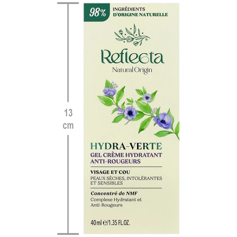 کرم ژل مرطوب‌کننده صورت و گردن رفلکتا مدل Hydra Verte مناسب برای پوست های خشک، حساس و مستعد حجم 40 میلی‌لیتر - تصویر 2