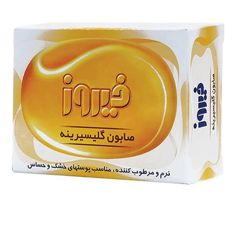 صابون شستشو فیروز مدل گلیسرینه وزن 100 گرم بسته 2 عددی - تصویر 2