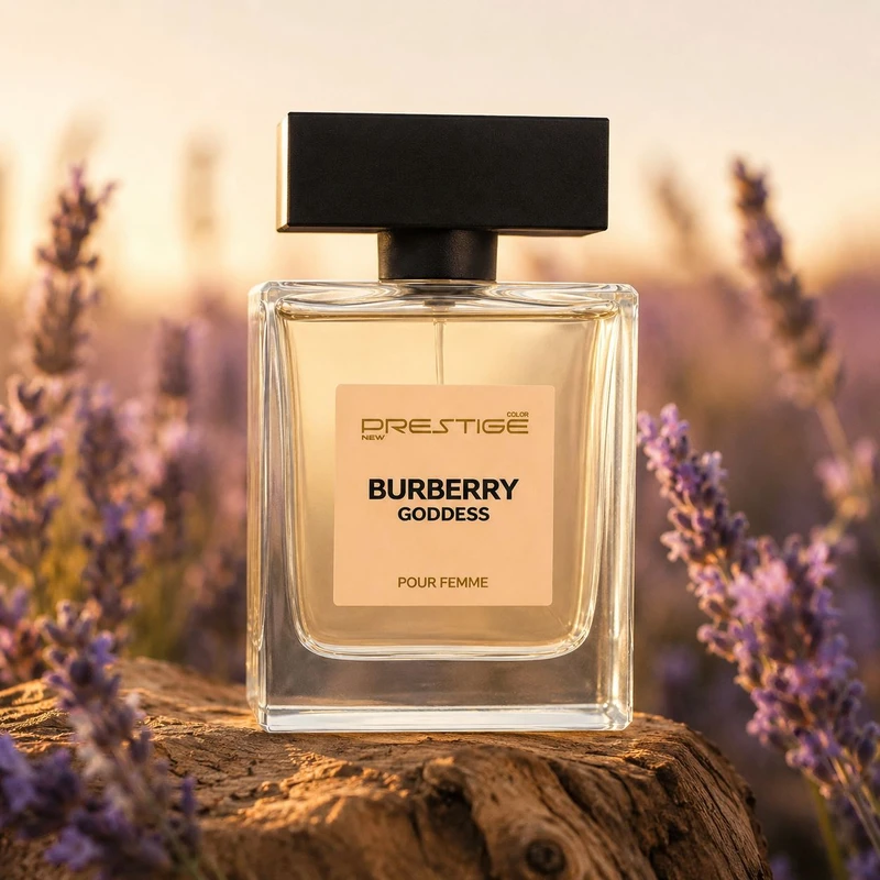 ادوپرفیوم زنانه نیو پرستیژ کالر مدل Burberry Goddess با رایحه شیرین و معطر حجم 110 میلی‌لیتر - تصویر 2