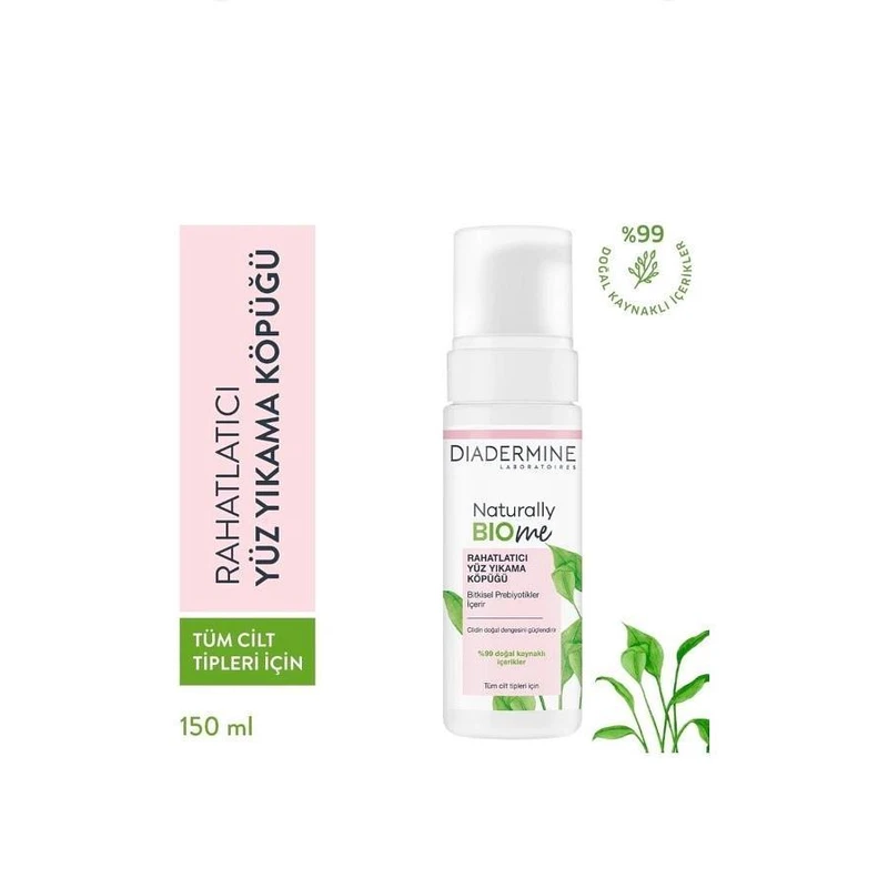 فوم شستشو صورت دیادرمین مدل  bio me حجم 150 میلی لیتر  - تصویر 2