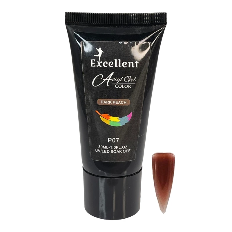 پلی ژل کاشت ناخن اکسلنت مدل P07 حجم 30 میلی لیتر - تصویر 2