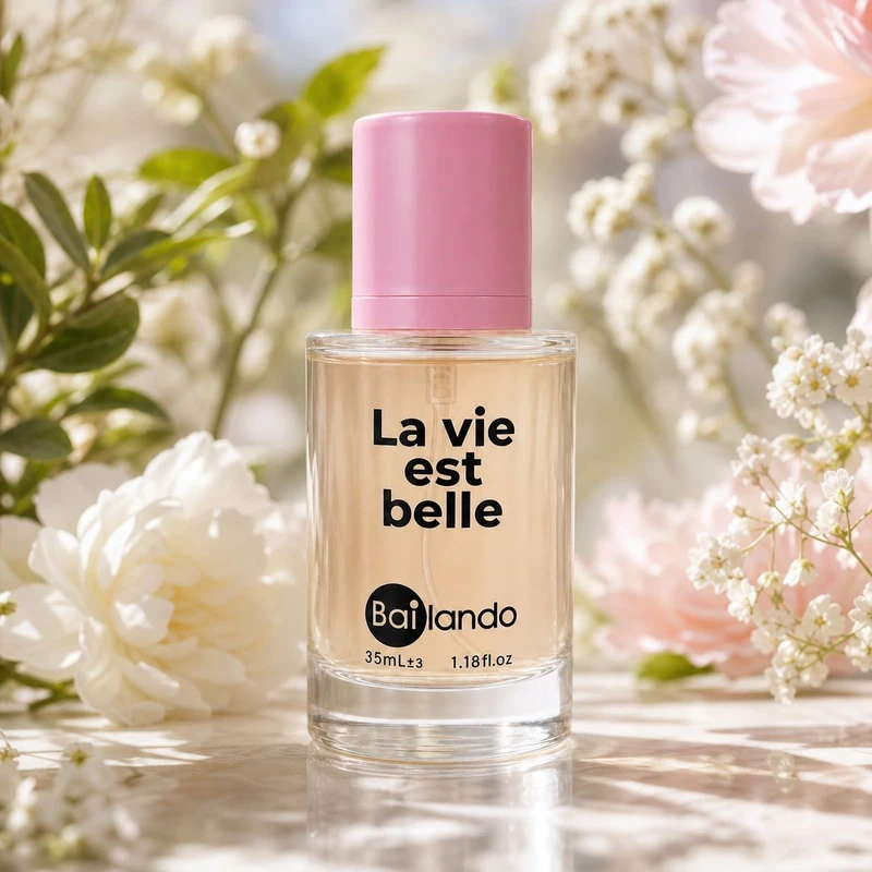 عطر جیبی زنانه بایلندو مدل La Vie Est Belle با رایحه شیرین و میوه ای حجم 35 میلیلیتر - تصویر 2