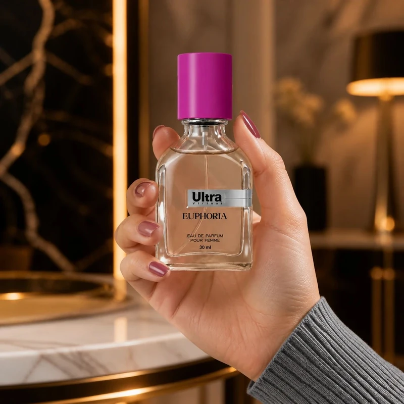 عطر جیبی زنانه اولترا ویرچوآل مدل Euphoria با رایحه شیرین حجم 30 میلی‌لیتر - تصویر 2