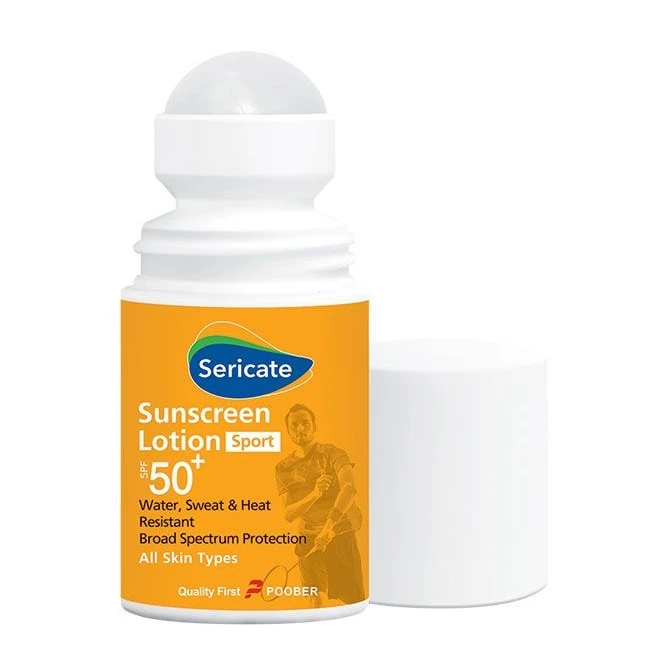 لوسیون ضدآفتاب سری کیت مدل اسپرت SPF50 حجم 50 میلیلیتر با جلوه مات و محافظت در برابر اشعه UVA مناسب انواع پوست و استفاده بر گردن