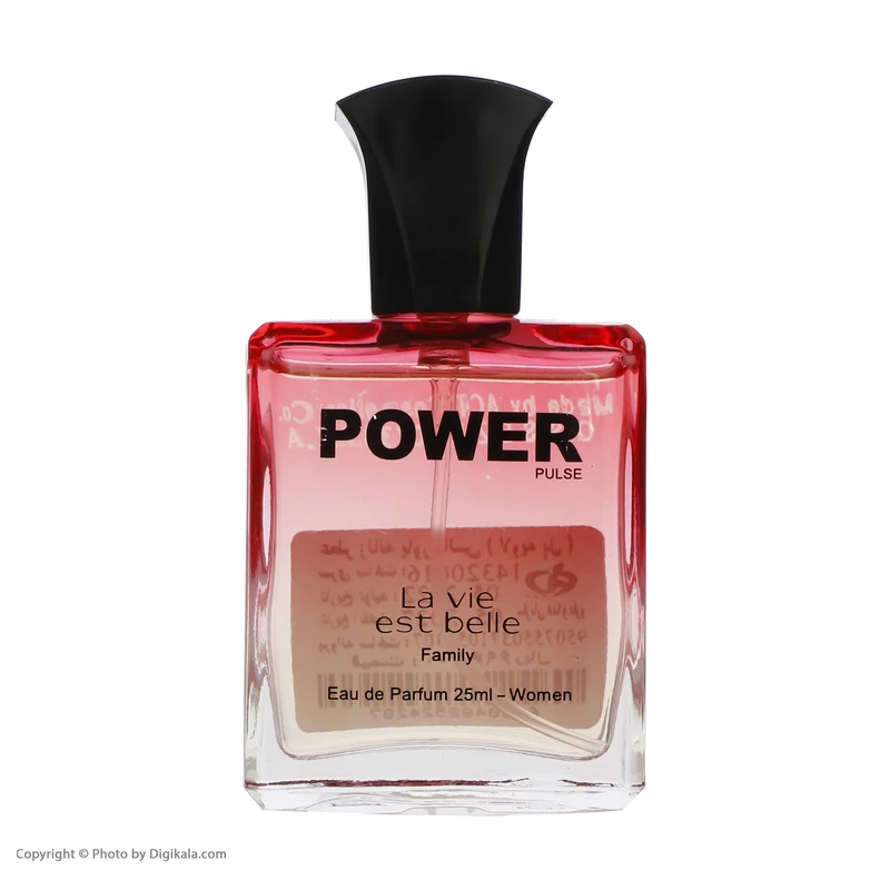 عطر جیبی  زنانه پاور پالس مدل لاویه بل حجم 25 میلی لیتر - تصویر 2