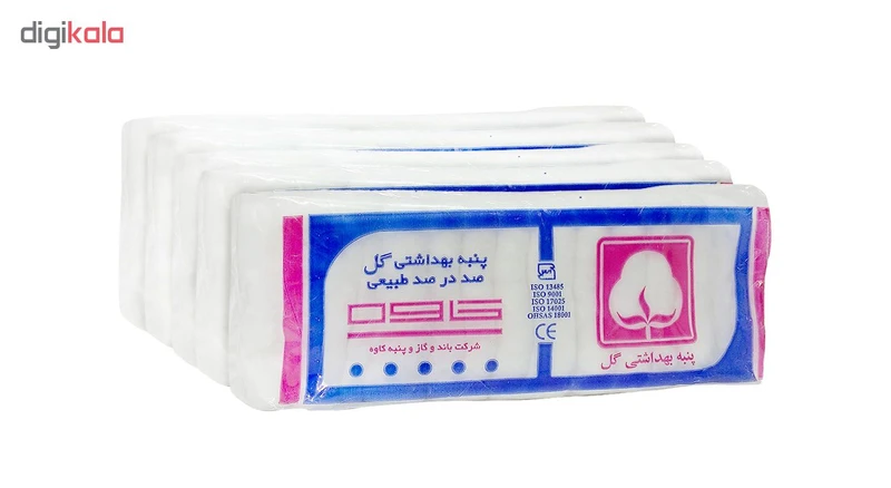 پنبه کاوه مدل مدل گل بسته 5 عددی - تصویر 2