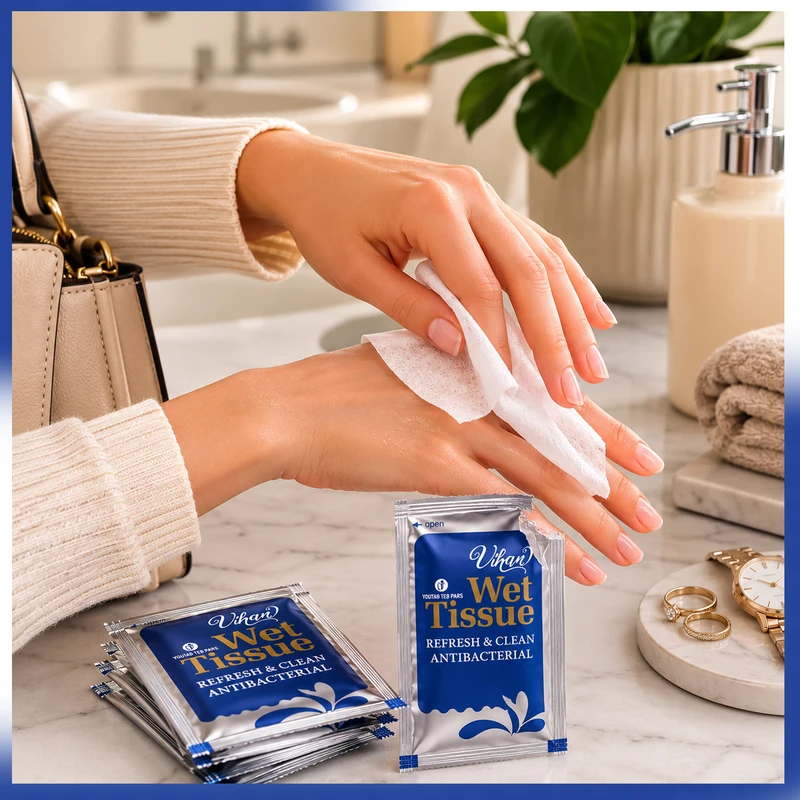 دستمال مرطوب ویهان مدل AntiBacterial- 40 بسته 40 عددی - تصویر 5