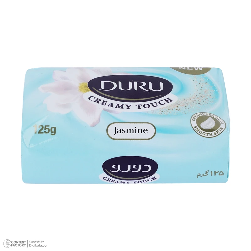 صابون شستشو لطافت بخش صورت و بدن دورو مدل jasmine مناسب برای انواع پوست وزن 125 گرم - تصویر 5
