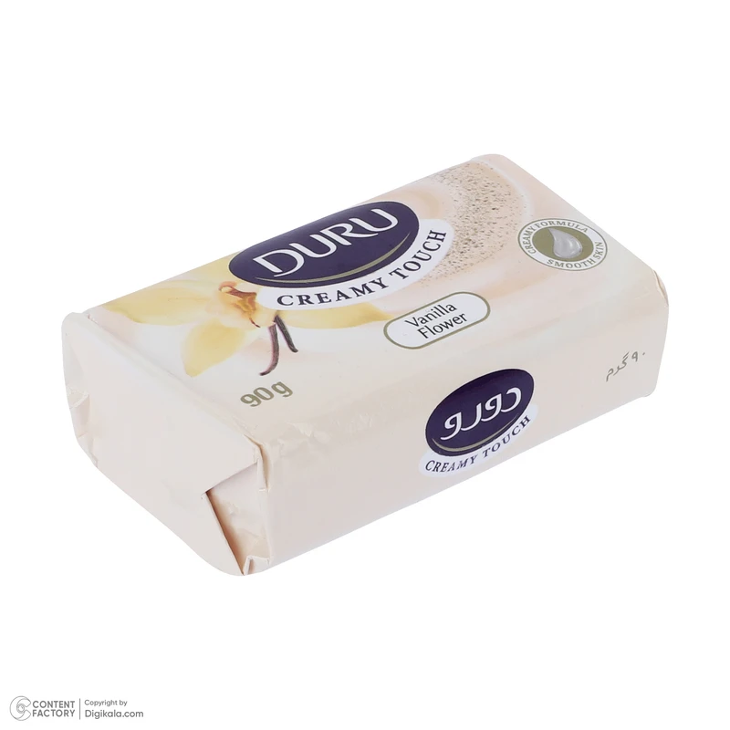 صابون شستشو لطافت بخش صورت و بدن دورو مدل vanilla flower مناسب برای انواع پوست وزن 90 گرم - تصویر 2