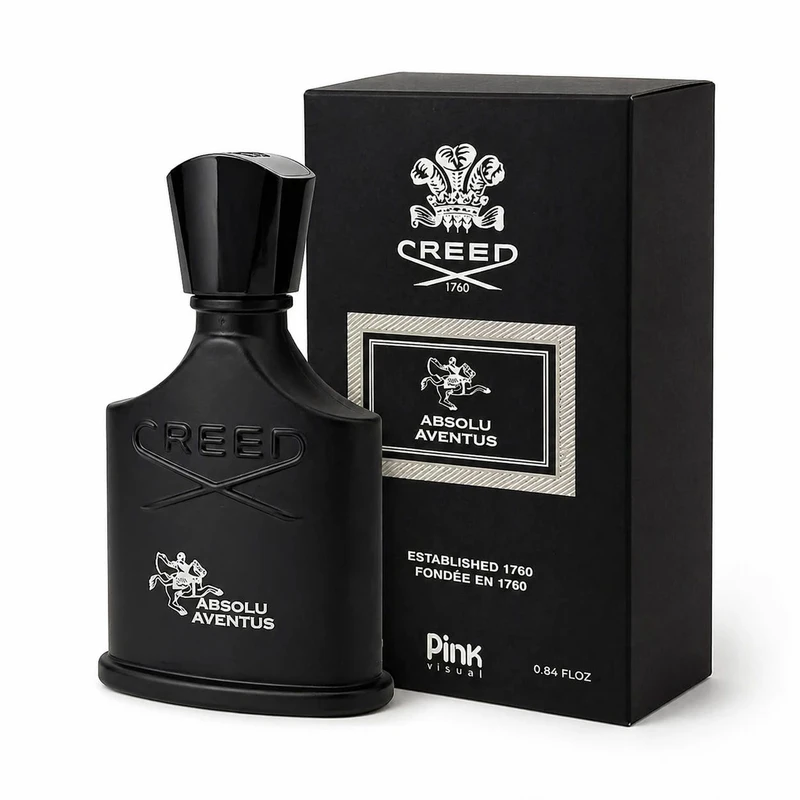 عطر جیبی مردانه پینک ویژوآل مدل Creed Absolu Aventus با رایحه تند حجم 25 میلیلیتر