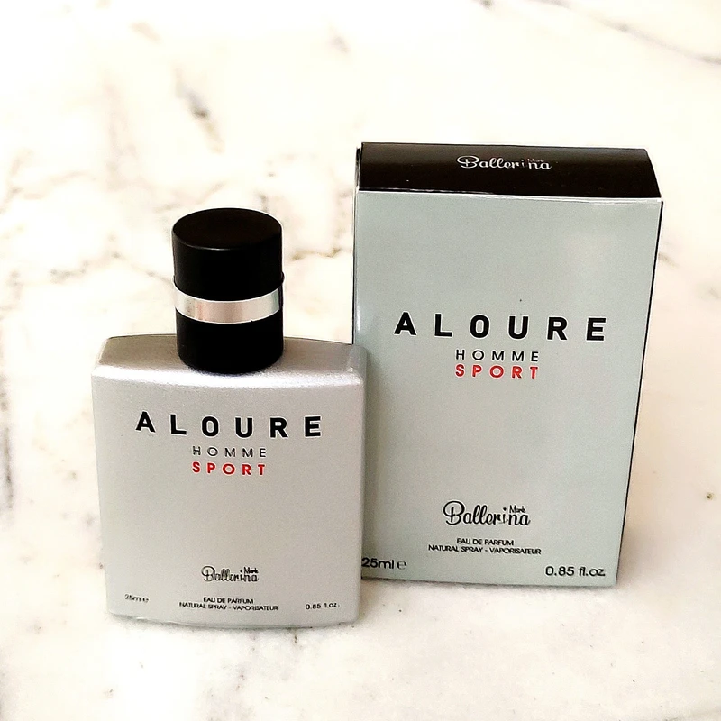 عطر جیبی مردانه بالرینا مدل ALOURE SPORT حجم 25 میلی لیتر - تصویر 2