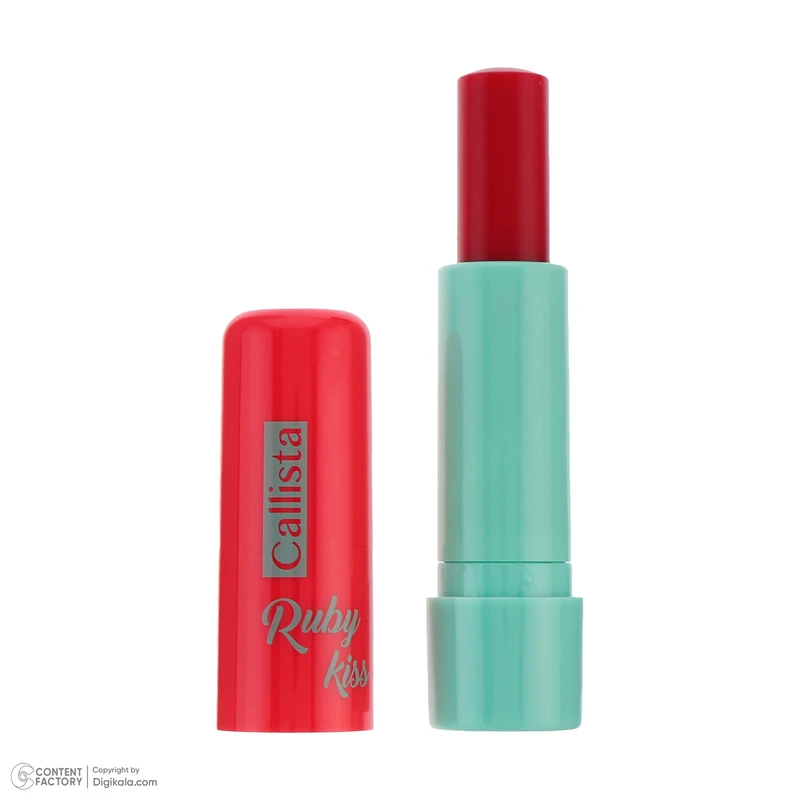 بالم لب ماتیکی بانوان کالیستا مدل Ruby Kiss، آبرسان، مناسب پوست لب معمولی، حاوی ویتامین و عصاره شی‌باتر - تصویر 5