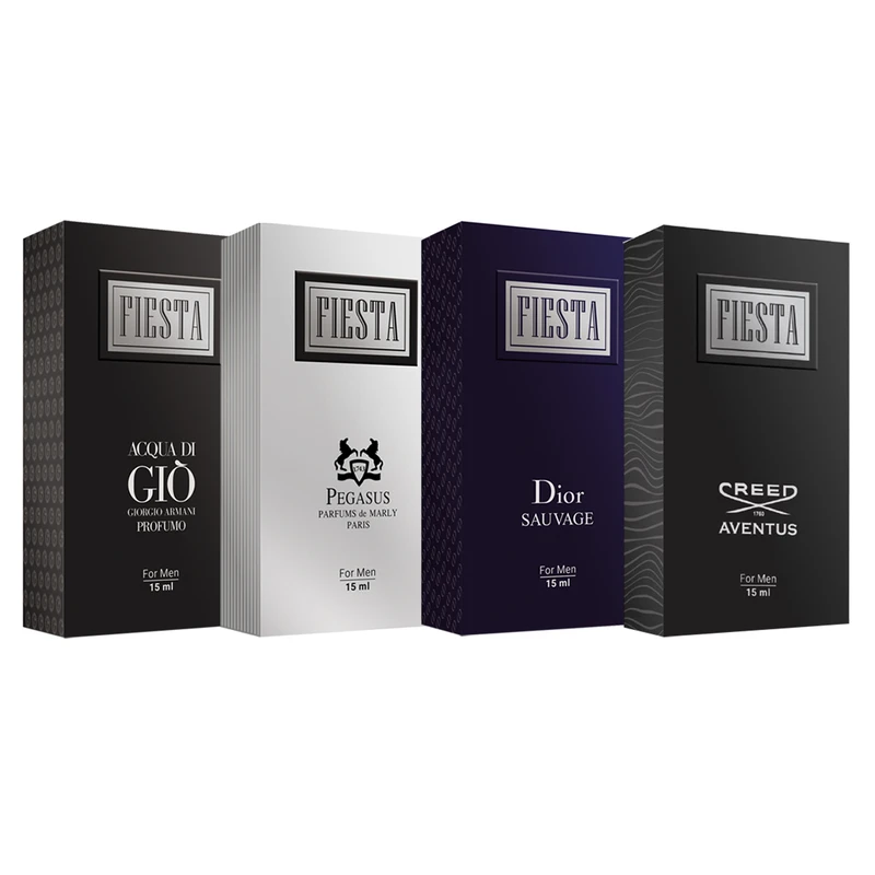 عطر جیبی مردانه فیستا مدل Alpha حجم 15میلی لیتر مجموعه 4 عددی - تصویر 2