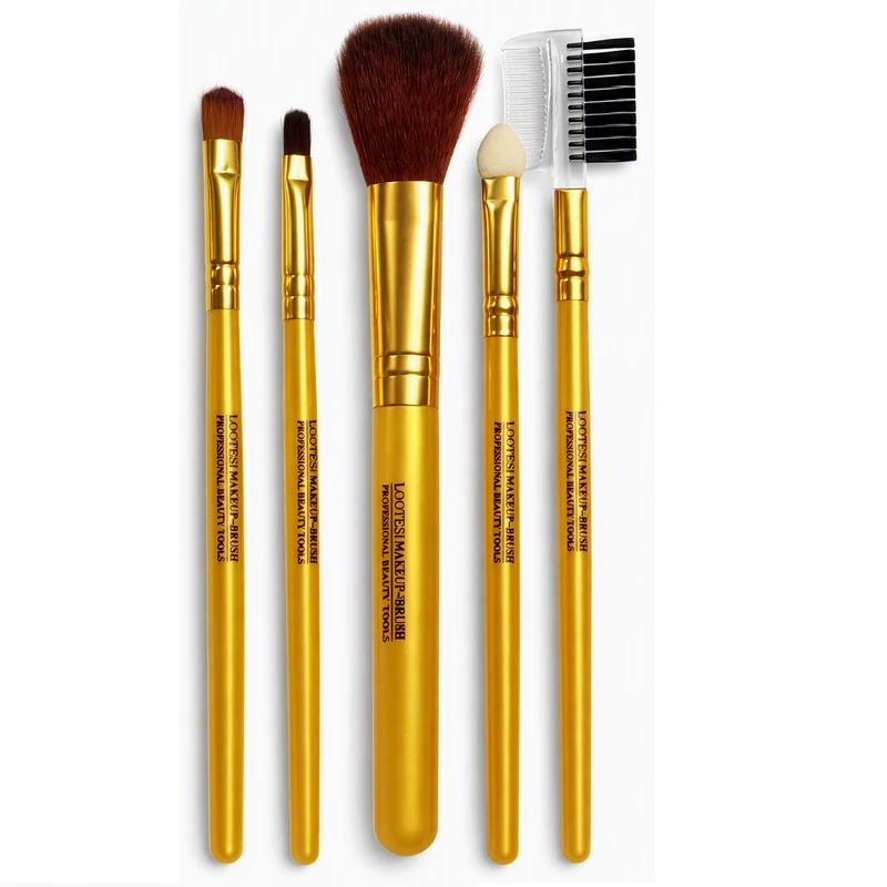 ست براش آرایشی یاجین  مدل اسکای کد 3200 مجموعه 5 عددی - تصویر 3