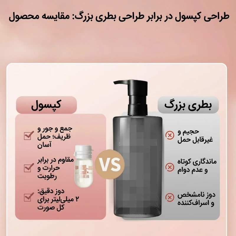 روغن پاککننده آرایش صورت بیکی آپ مدل مسافرتی مناسب انواع پوست حجم ۲ میلی لیتر بسته ۷ عددی - تصویر 6