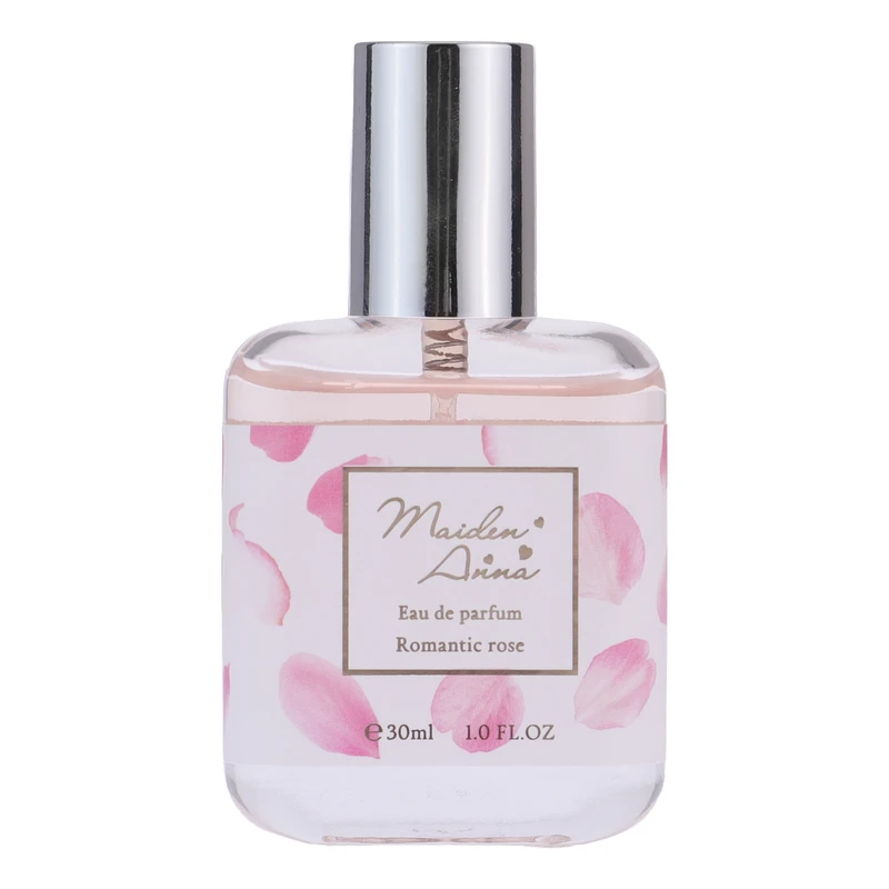 عطر جیبی زنانه میدن آنا مدل romantic rose حجم 30 میلیلیتر با رایحه گلی و پخش بوی متوسط، مناسب فصل زمستان