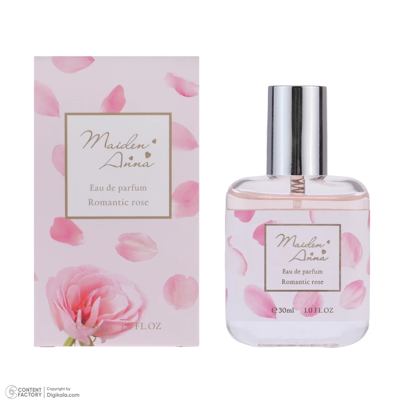 عطر جیبی زنانه میدن آنا مدل romantic rose حجم 30 میلیلیتر با رایحه گلی و پخش بوی متوسط، مناسب فصل زمستان - تصویر 6