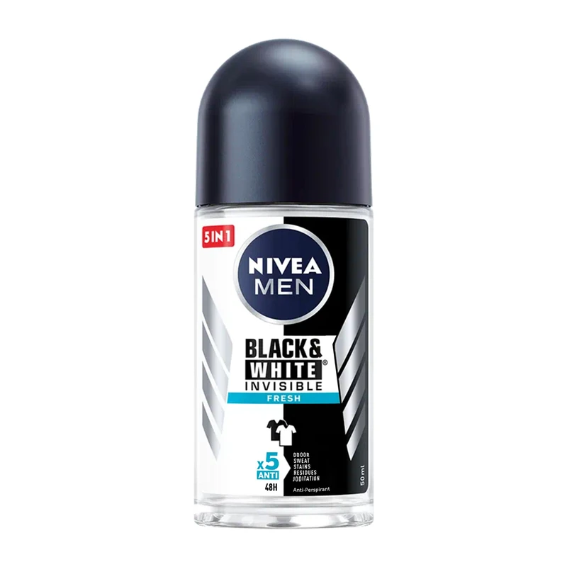 رول ضد تعریق مردانه نیوآ مدل Black White Fresh حجم 50 میلی لیتر - تصویر 4
