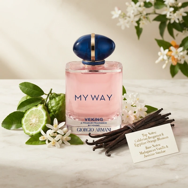 ادوپرفیوم‌ زنانه وکینگ مدل مای وی MY WAY با رایحه معتدل حجم ۹۰ میلی لیتر - تصویر 4