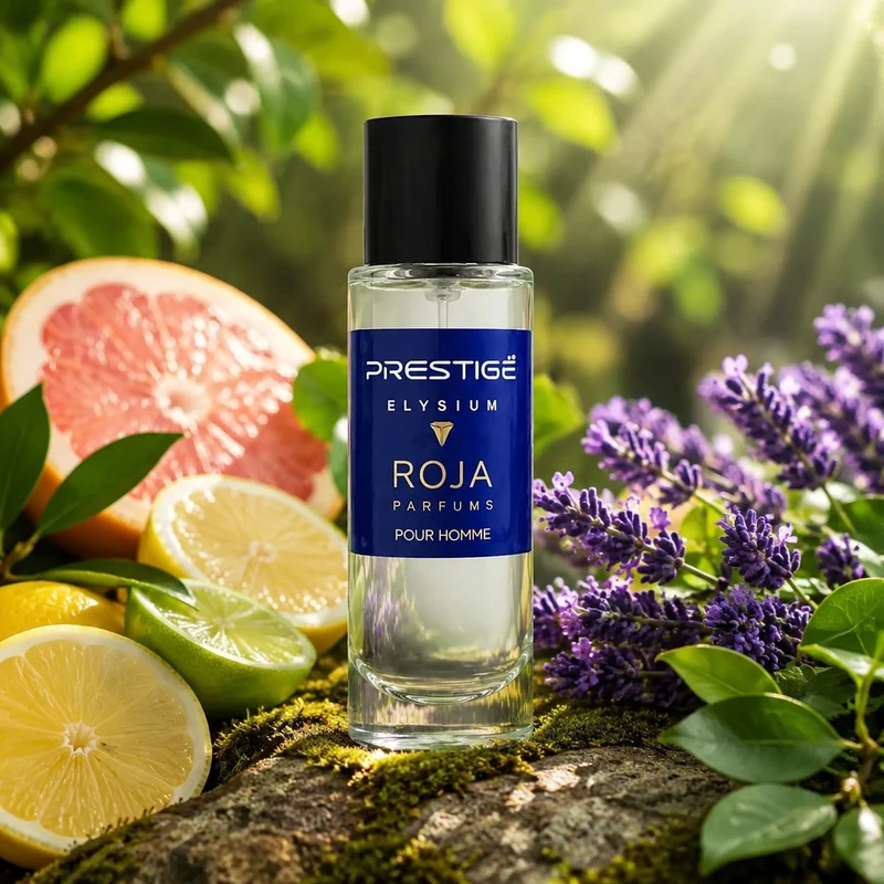 عطر جیبی مردانه پرستیژ مدل ROJA با رایحه گرم و تلخ حجم 35 میلی‌لیتر - تصویر 3