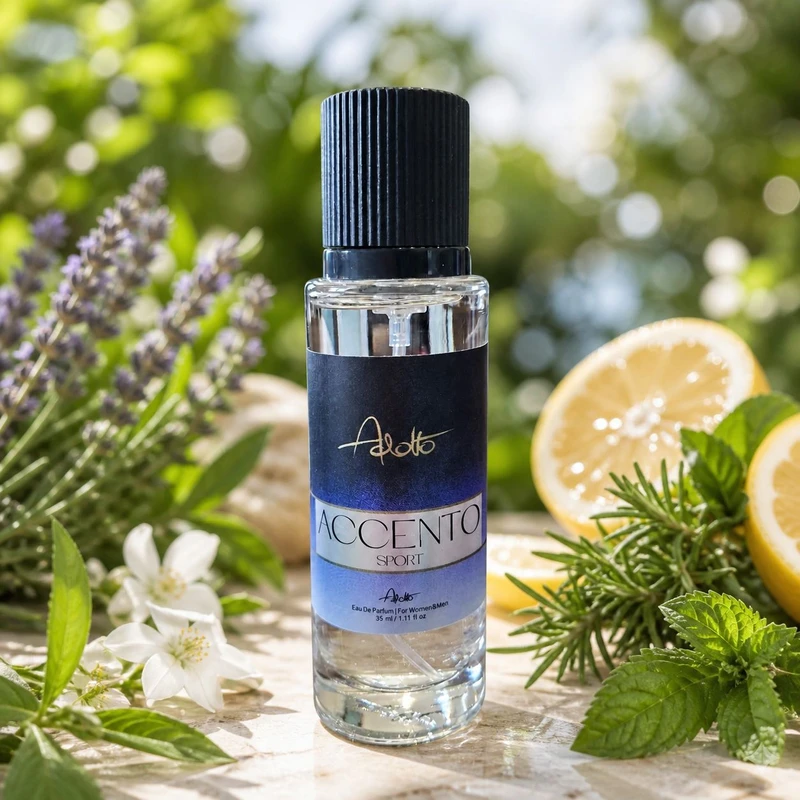 عطر جیبی زنانه و مردانه آدولفو مدل Accento Sport با رایحه خنک و شیرین حجم 35 میلی لیتر - تصویر 3