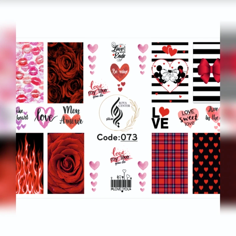 برچسب لنز ناخن رویاسنتر مدل 073 - تصویر 3