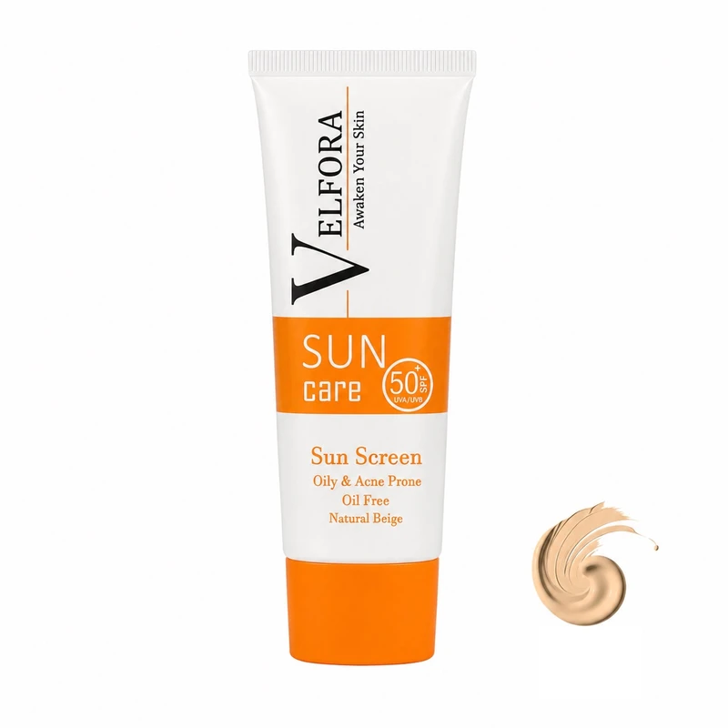 کرم ضد آفتاب رنگی صورت ولفورا SPF 50 مدل نچرال بژ محافظ UVA، UVB ‌مناسب برای پوست چرب و مختلط حجم ۴۰ میلی‌لیتر - تصویر 2