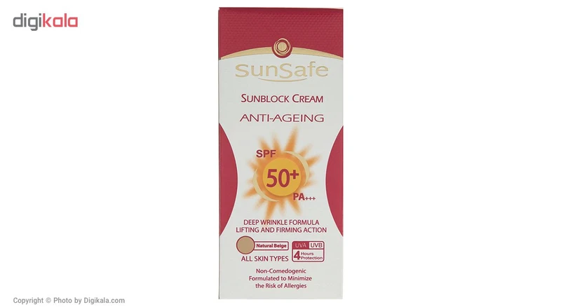 کرم ضد آفتاب رنگی سان سیف SPF 50 مدل All مناسب انواع پوست حجم 50 میلیلیتر - تصویر 2