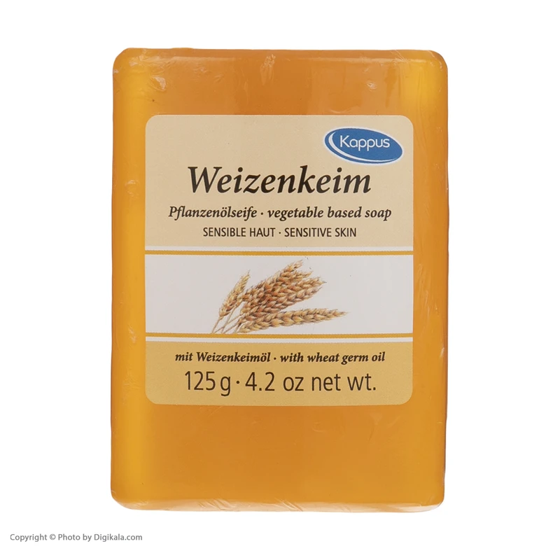 صابون کاپوس مدل Weizenkeim وزن 125 گرم - تصویر 2