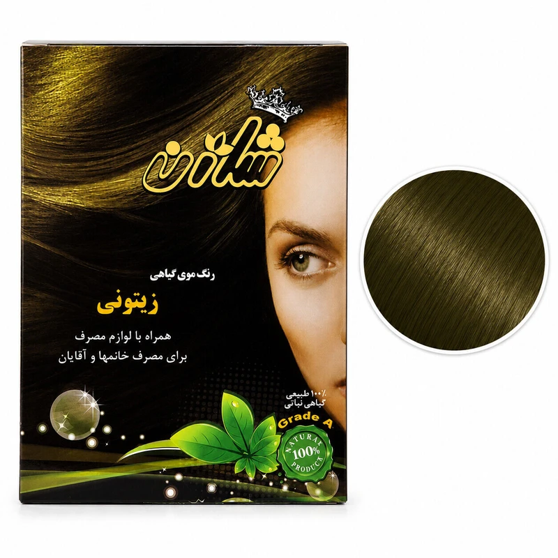 رنگ مو شماره 1 شاژن حجم 192 میلیلیتر رنگ زیتونی