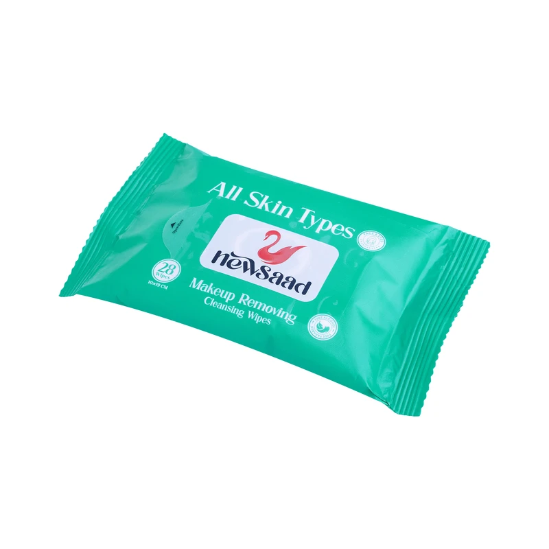 دستمال مرطوب نیوساد مدل Makeup Removing بسته 28 عددی - تصویر 2