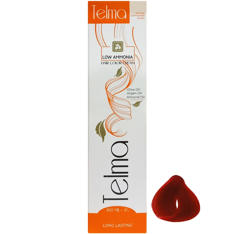 واریاسیون مو تلما مدل Low Ammonia شماره 0.66 حجم 100 میلی لیتر رنگ قرمز - تصویر 2