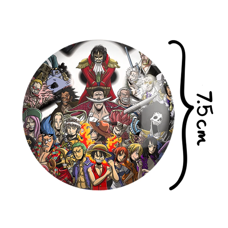 آینه جیبی خندالو طرح انیمه وان پیس One Piece مدل تاشو کد 11441  - تصویر 2