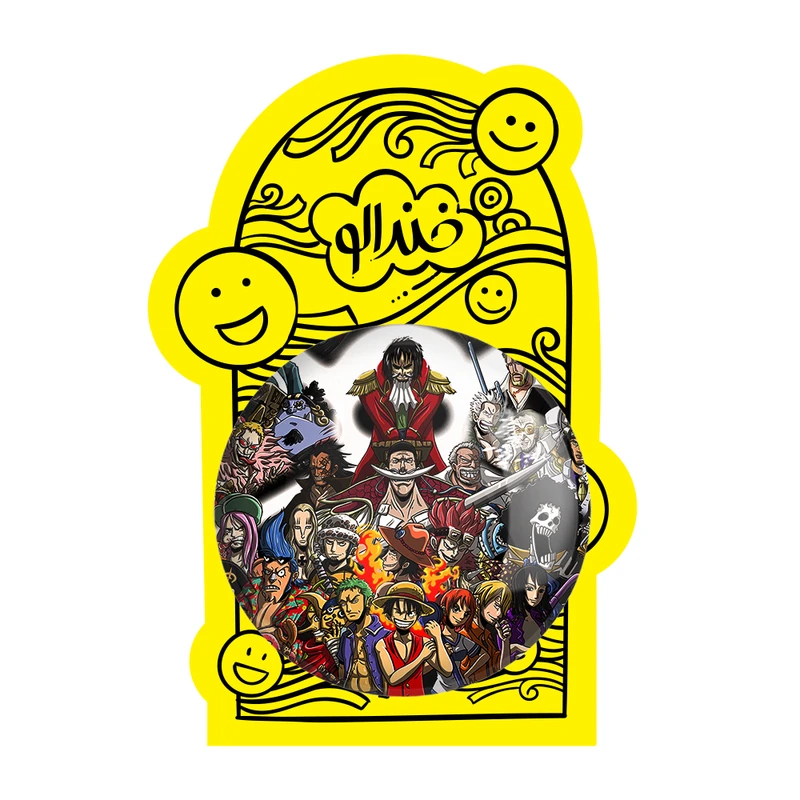 آینه جیبی خندالو طرح انیمه وان پیس One Piece مدل تاشو کد 11441  - تصویر 4