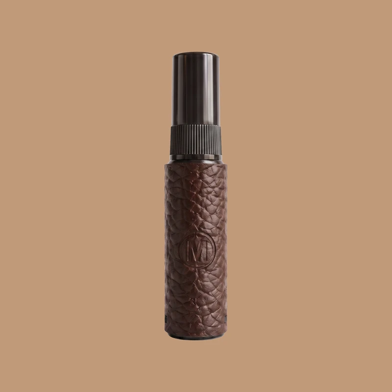 محفظه نگهدارنده عطر جیبی مارسین مدل 103 جنس چرم طبیعی دست دوز حجم 5 میلی لیتر