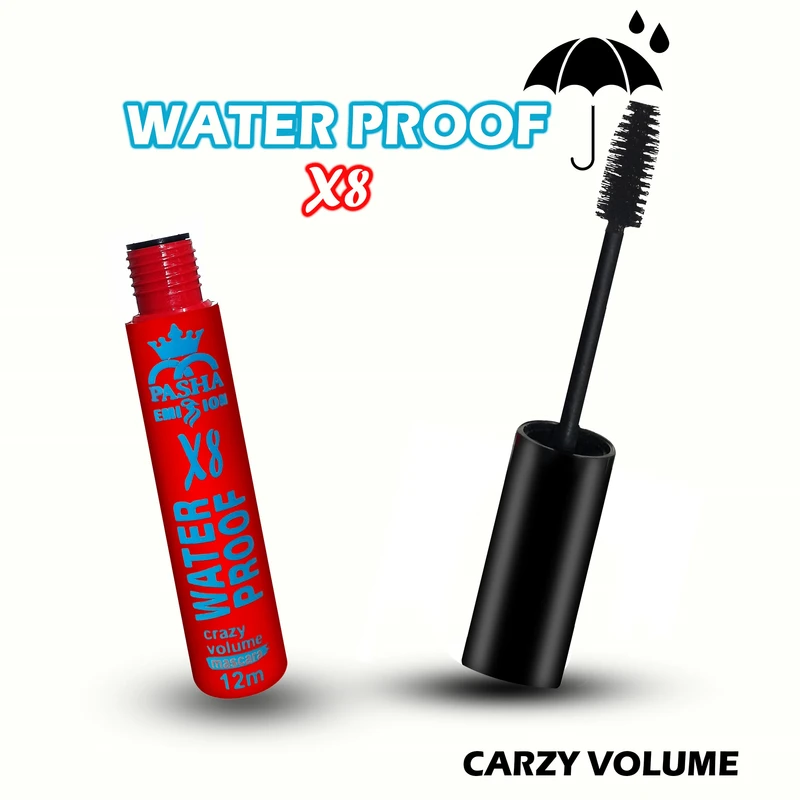 ریمل حالت دهنده و جدا کننده ضد آب پاشا مدل Crazy Volume  - تصویر 2